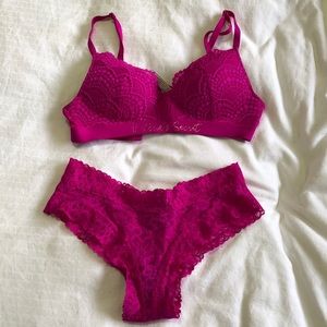 Victoria’s Secret bra and panty set